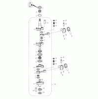CRANKSHAFT & PISTON - 2 Strock for T25T30A